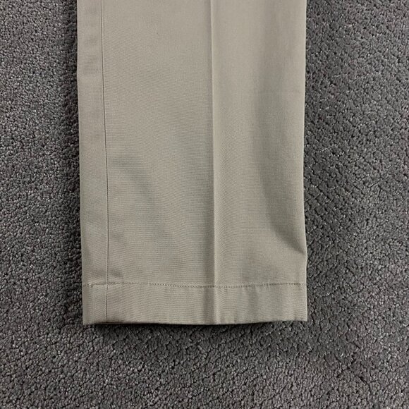 Brooks Brothers Advantage Chino Clark Pants Mens 40x30 Khaki Flat Front Straight - Picture 3 of 15
